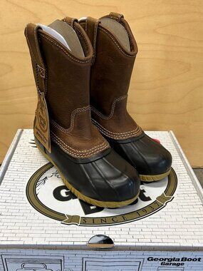 Children's Georgia Inch Marshland Waterproof Pull On Duck Boot Size 12